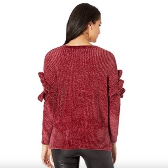 Romeo and Juliet couture Ruffled sleeve sweater, small - Picture 3 of 7